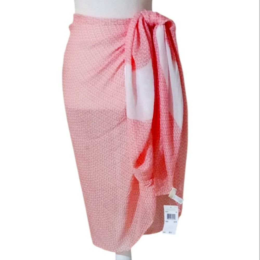 Michael Kors Multi-purpose Logo Sarong/Cover-up Wrap Scarf